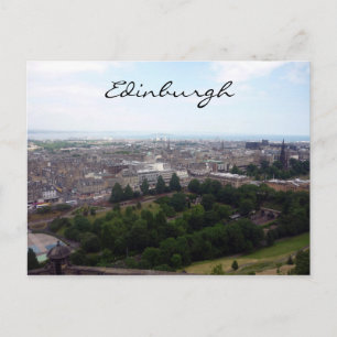 edinburgh city park postcard