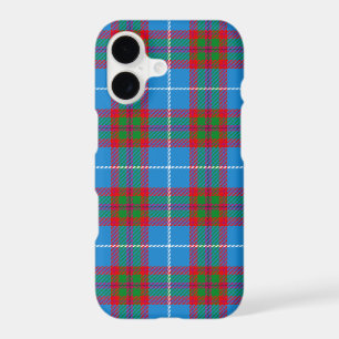 Edinburgh City Tartan Plaid Blue Red Purple