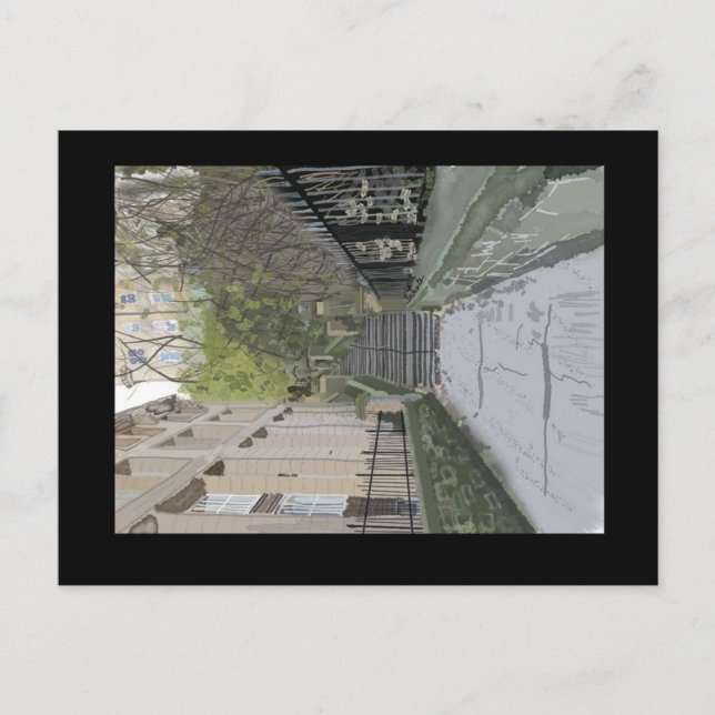 Edinburgh closes postcard (Front)