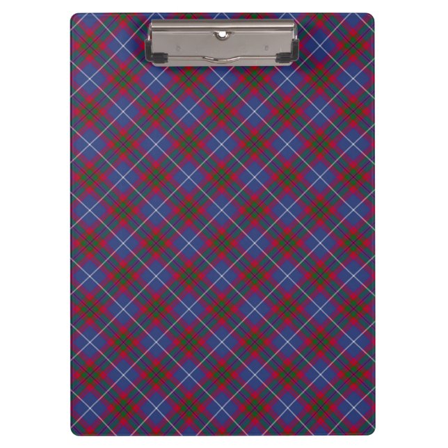 Edinburgh District Tartan Clipboard (Front)
