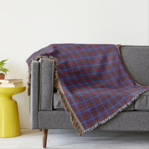 Edinburgh District Tartan Throw Blanket