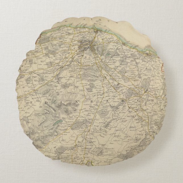 Edinburgh environments round cushion (Front)