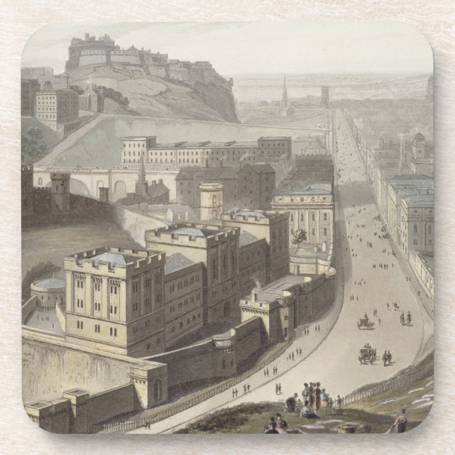 Edinburgh, from Calton Hill, from 'A Voyage Around Coaster (Front)