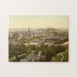 Edinburgh from the Castle, Scotland Jigsaw Puzzle<br><div class="desc">A vintage travel image of the city of Edinburgh from the Castle,  Scotland,  which was taken towards the end of the 19th century. Photograph courtesy LOC (LC-DIG-ppmsc-07583).</div>