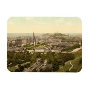 Edinburgh from the Castle, Scotland Magnet