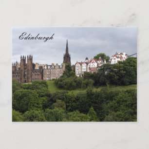 edinburgh green postcard