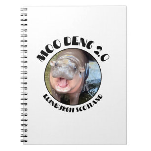 Edinburgh Hippo Pygmy in Scotland- Moo Deng 2.0 Hi Notebook