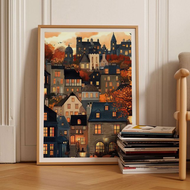 Edinburgh Illustration Edinburgh Print Autumn Scot (Creator Uploaded)