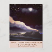 Edinburgh Locomotive travel poster