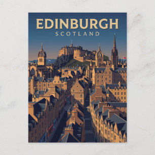 Edinburgh Old Town Scotland Postcard