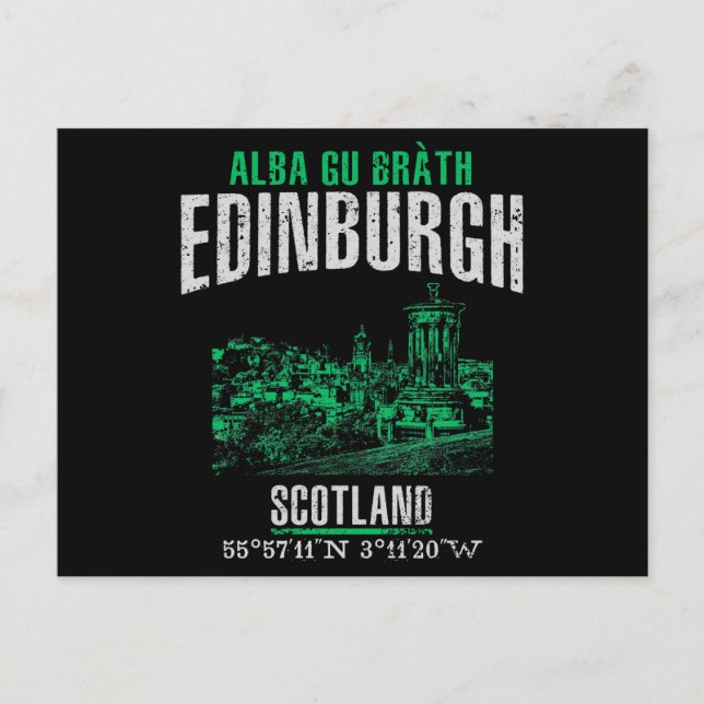 Edinburgh Postcard (Front)