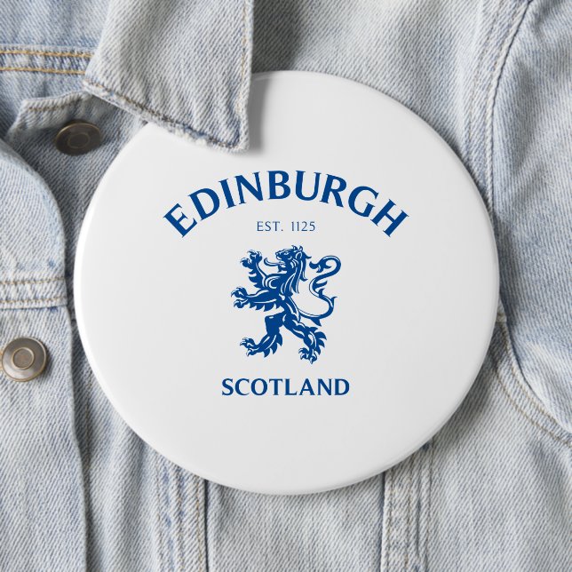 EDINBURGH Scotland 6 Cm Round Badge (In Situ)