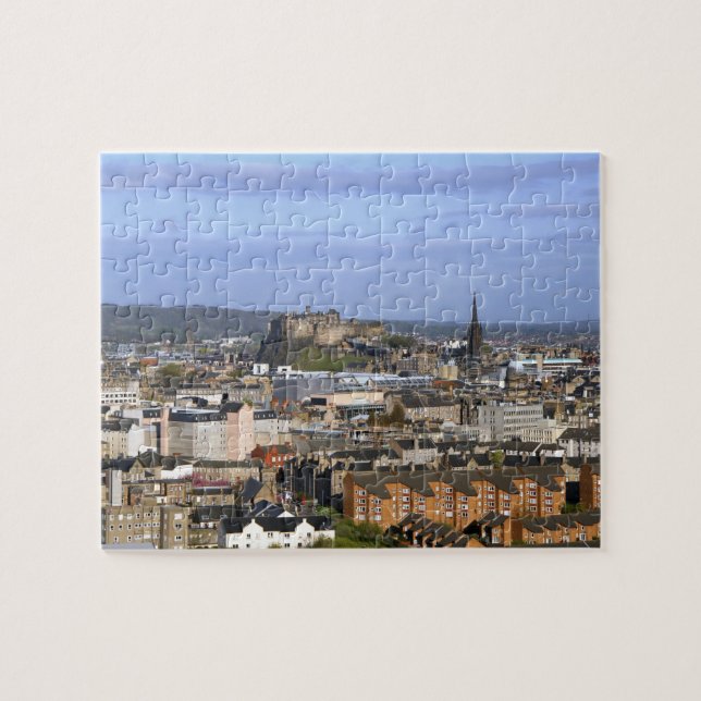Edinburgh, Scotland. A view overlooking central Jigsaw Puzzle (Horizontal)