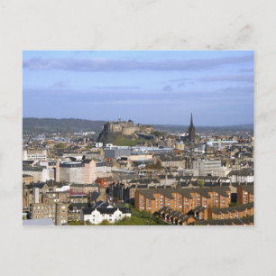 Edinburgh, Scotland. A view overlooking central Postcard