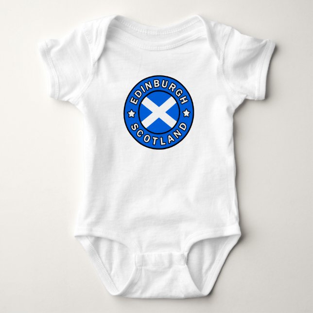 Edinburgh Scotland Baby Bodysuit (Front)