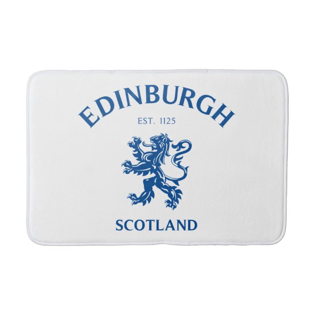 EDINBURGH Scotland Bath Mat (Front)
