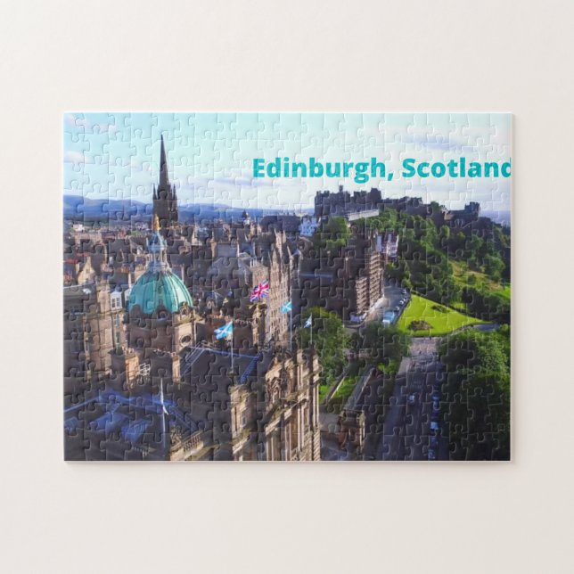Edinburgh, Scotland Beautiful Historic Buildings  Jigsaw Puzzle (Horizontal)