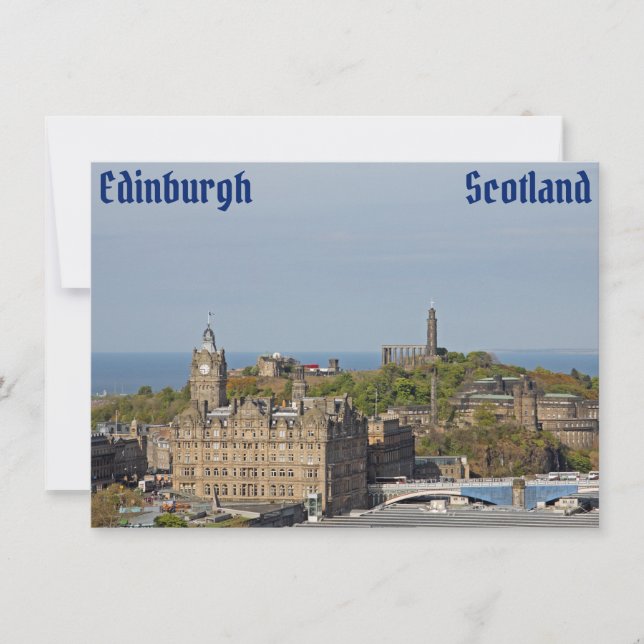 Edinburgh, Scotland card (Front)