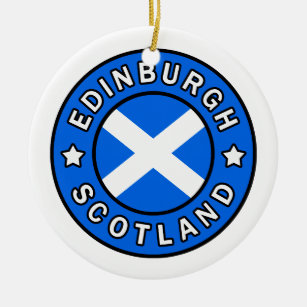Edinburgh Scotland Ceramic Ornament