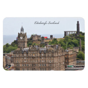 Edinburgh Scotland, Cityscape, photography Magnet