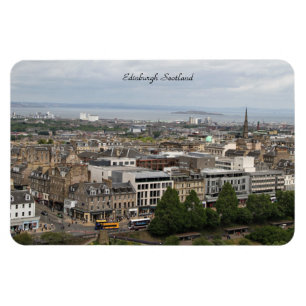 Edinburgh Scotland, Cityscape, photography Magnet