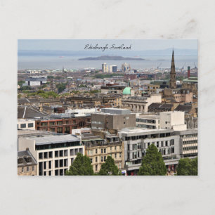 Edinburgh Scotland, Cityscape, photography Postcard
