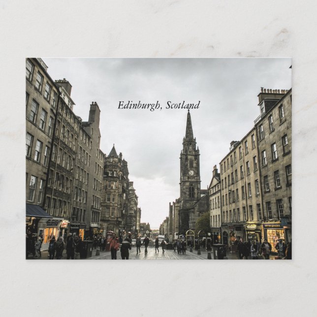 Edinburgh, Scotland cityscape Postcard (Front)