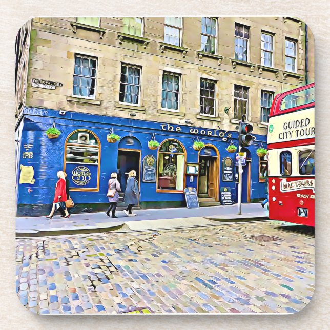 Edinburgh, Scotland Coaster (Front)