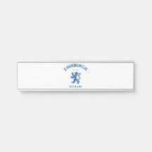 EDINBURGH Scotland Door Sign