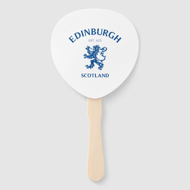 EDINBURGH Scotland Hand Fan (Front)