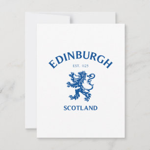 EDINBURGH Scotland Holiday Card