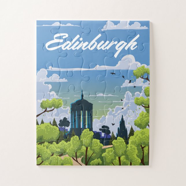 Edinburgh Scotland Jigsaw Puzzle (Vertical)