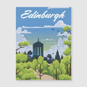 Edinburgh Scotland Magnetic Invitation