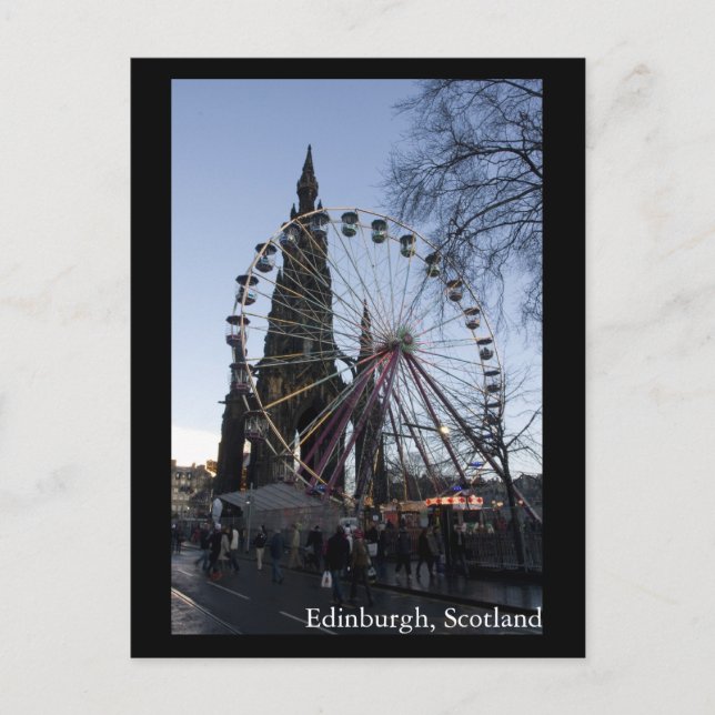 Edinburgh, Scotland Postcard (Front)