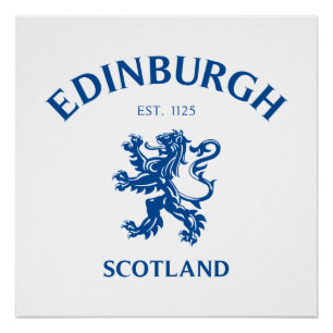 EDINBURGH Scotland Poster