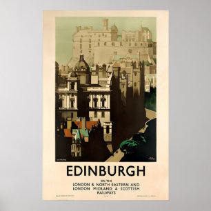 Edinburgh Scotland Scotsman Celtic St Andrews UK Poster