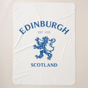 EDINBURGH Scotland Sherpa Blanket