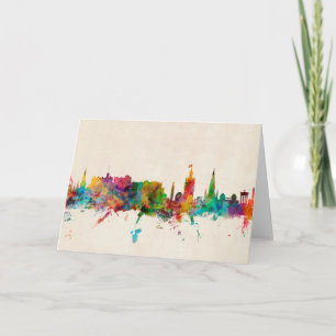 Edinburgh Scotland Skyline Card