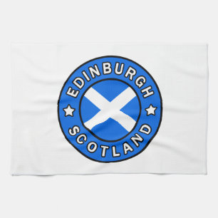 Edinburgh Scotland Tea Towel