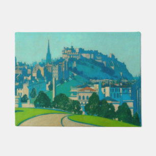 Edinburgh, Scottish Capital City (by George Henry) Doormat