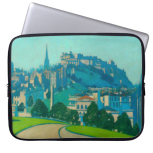 Edinburgh, Scottish Capital City (by George Henry) Laptop Sleeve