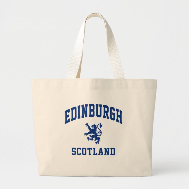 Edinburgh Scottish Large Tote Bag (Front)