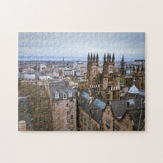 Edinburgh skyline, Edinburgh, Scotland Jigsaw Puzzle (Horizontal)