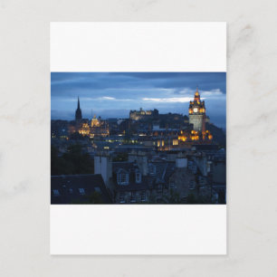 Edinburgh Skyline Postcard