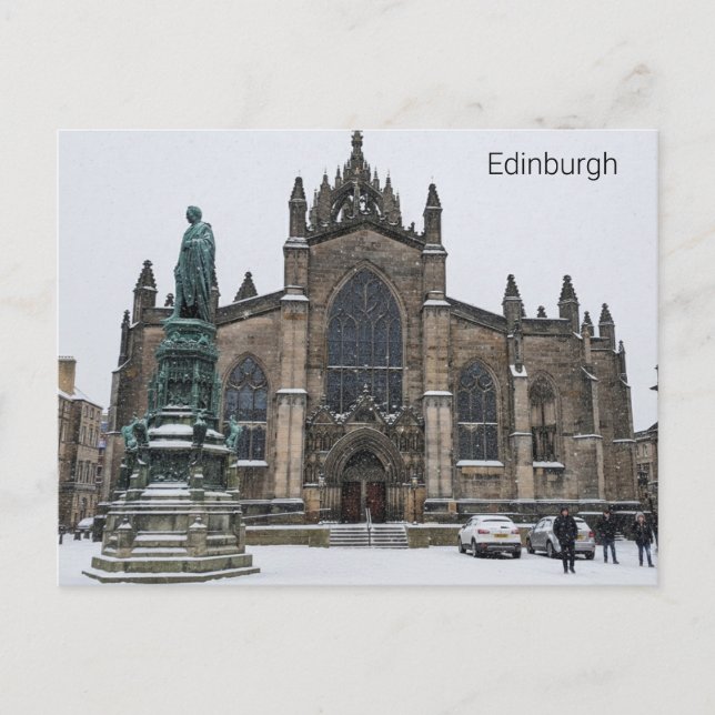 Edinburgh St Giles' Cathedral Postcard (Front)