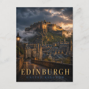 Edinburgh United Kingdom Edinburgh Castle REALMS Postcard