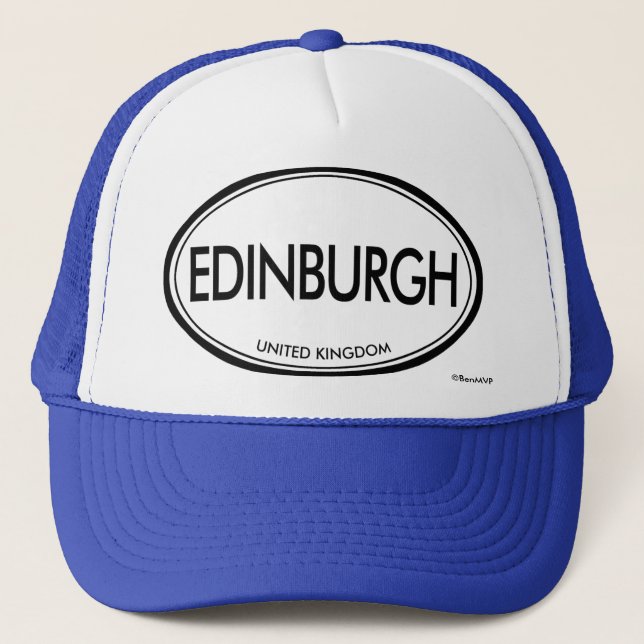 Edinburgh, United Kingdom Trucker Hat (Front)