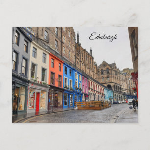 Edinburgh - Victoria Street Postcard