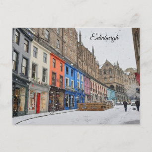 Edinburgh - Victoria Street Postcard