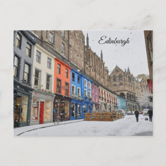 Edinburgh - Victoria Street Postcard